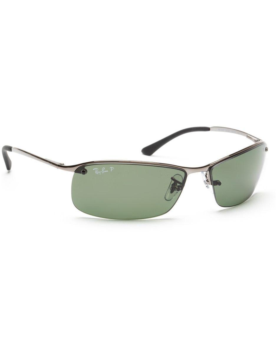 Anteojos Lentes de Sol Ray Ban RB3183 RB3183 0069A 63-15 Gunmetal mate/verde-2