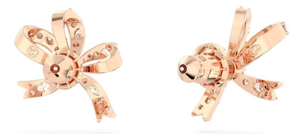 Pendientes de botón Swarovski Volta Baño tono oro rosa 5647572-3
