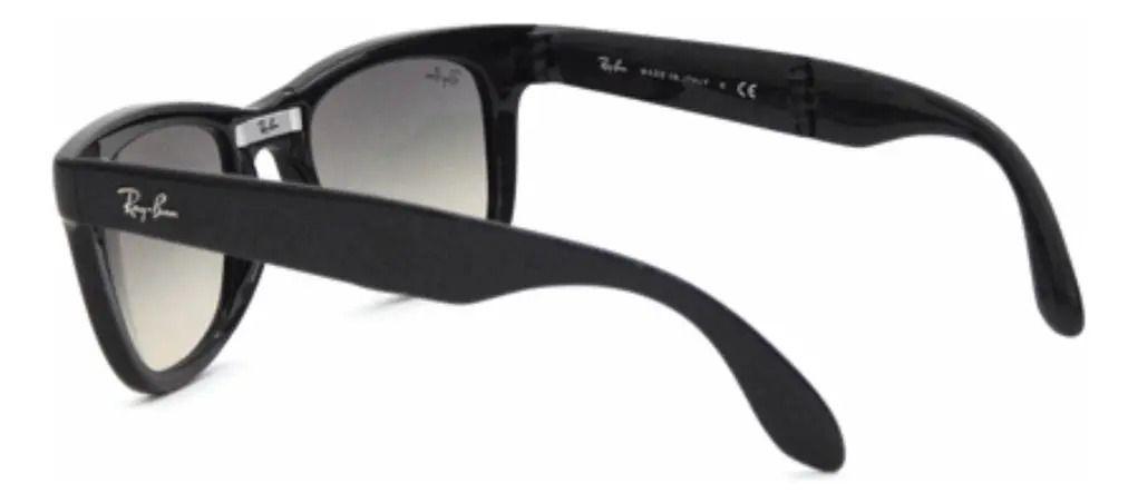Anteojos Lentes de Sol Ray Ban Wayfarer Folding  RB4105 60132 50-22 Negro/Gris-3