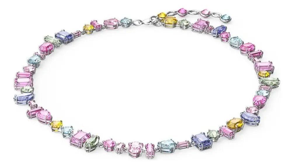 Collar Swarovski Gema Multicolor Baño de rodio 5613738-0