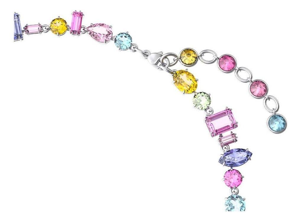 Collar Swarovski Gema Multicolor Baño de rodio 5613738-2