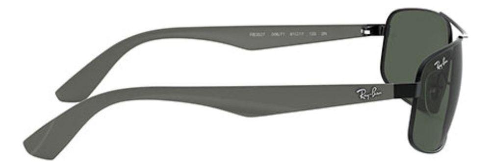 Anteojos Lentes de Sol Ray Ban Classic RB3527 Clásico negro mate/verde 61-17-3