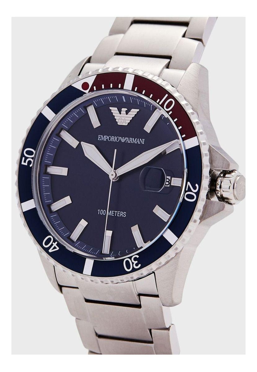 Reloj Emporio Armani Diver AR11339 de Acero Inoxidable Para Hombre-3