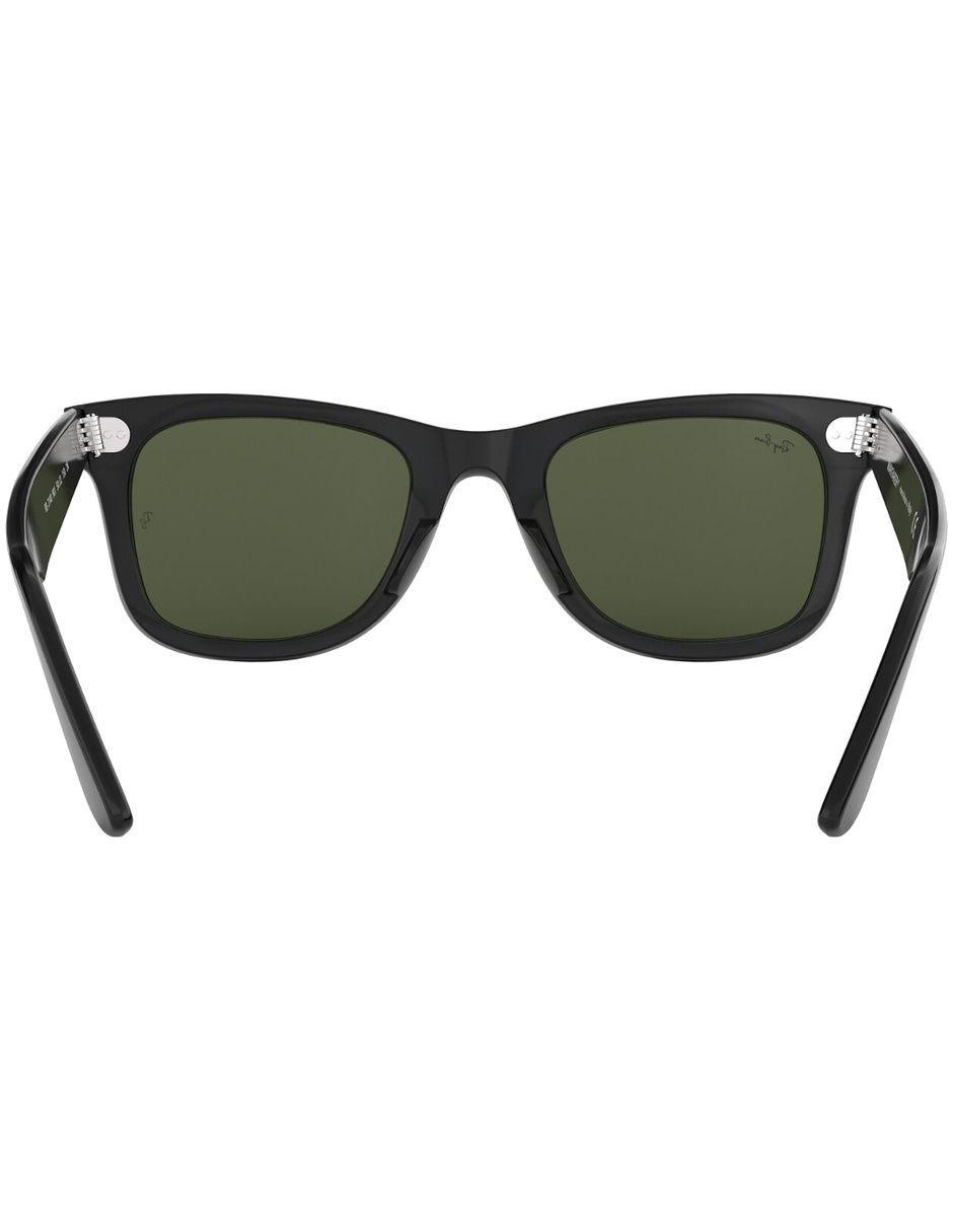 Lentes de Sol Wayfarer RB2140 901S 50-22 Negro pulido/verde-3