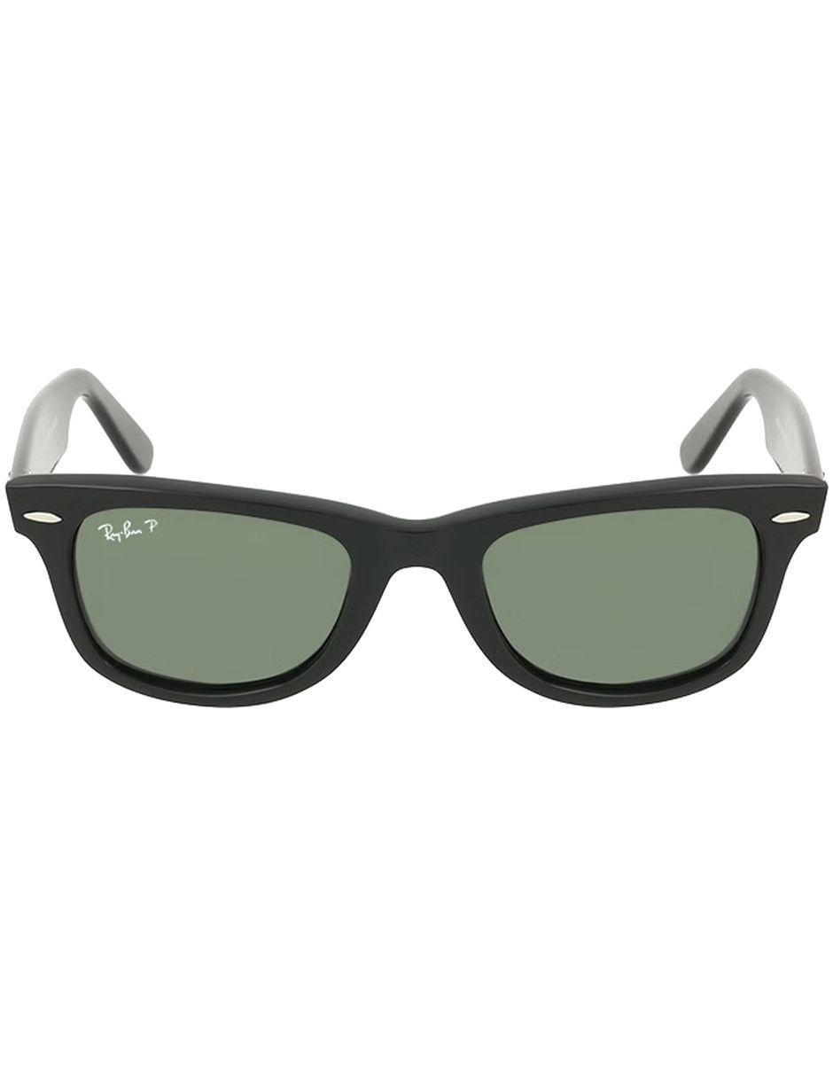 Lentes de Sol Wayfarer RB2140 901S 50-22 Negro pulido/verde-4