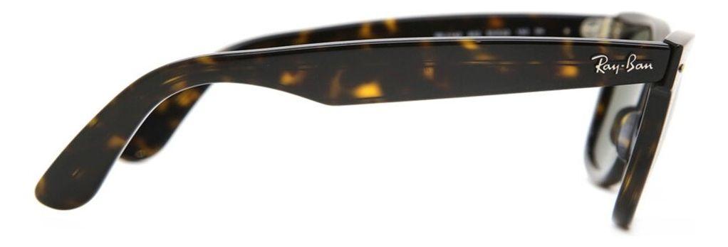 Anteojos Lentes de Sol Ray Ban Wayfarer RB2140 902 50-22 Tortuga pulida/verde-2