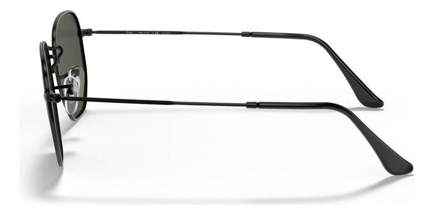 Anteojos Lentes de Sol Ray Ban Hexagonal RB3548N Negro/Verde Polarizado 51-21-2