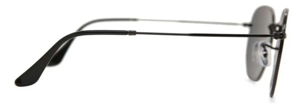 Anteojos Lentes de Sol Ray Ban Hexagonal RB3548N Negro/Verde Polarizado 51-21-5