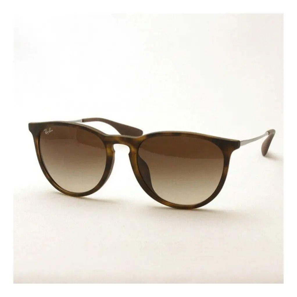 Anteojos Lentes de Sol Ray Ban Erika RB4171F Degrade marrón/tortuga mate 54-18-2