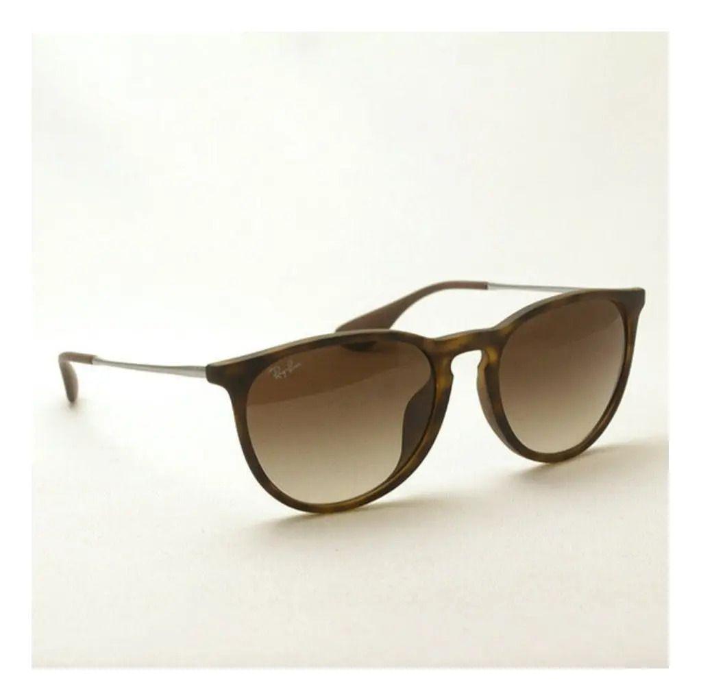 Anteojos Lentes de Sol Ray Ban Erika RB4171F Degrade marrón/tortuga mate 54-18-3