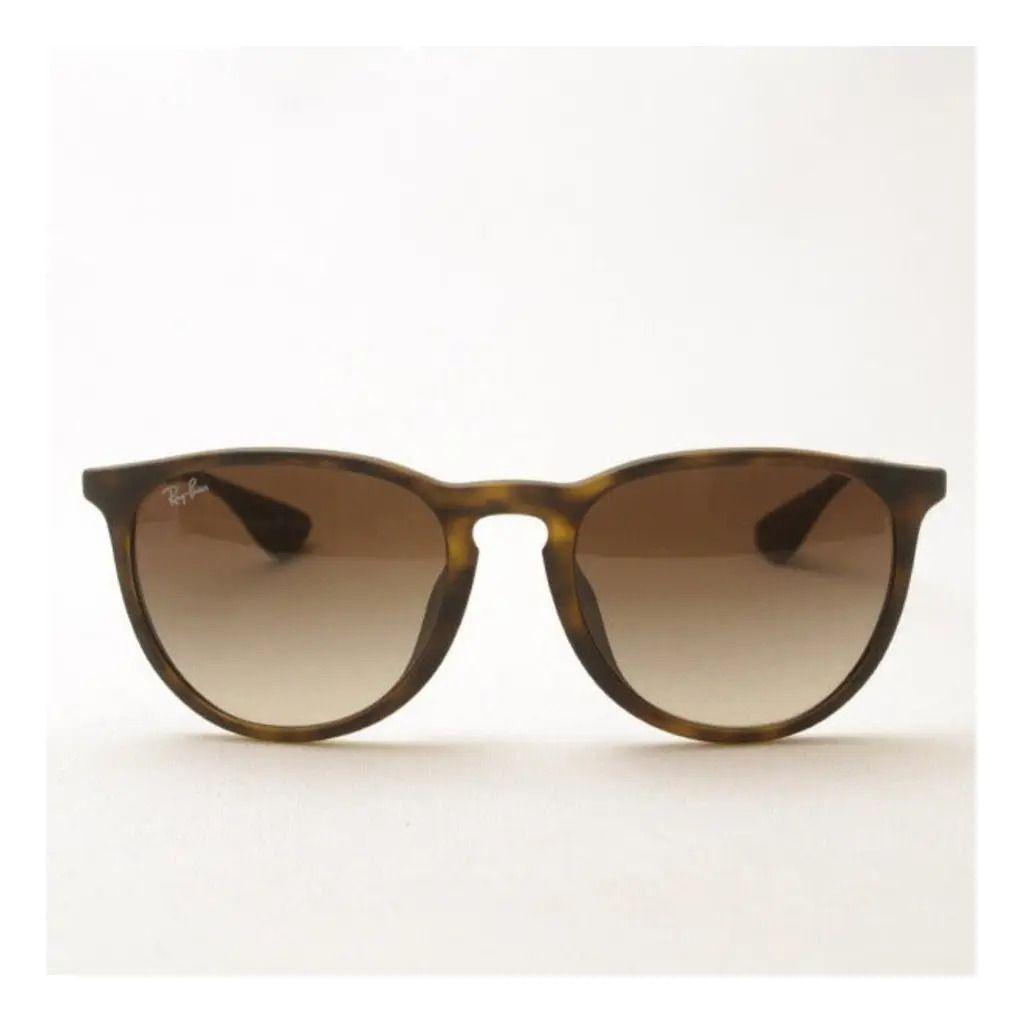 Anteojos Lentes de Sol Ray Ban Erika RB4171F Degrade marrón/tortuga mate 54-18-4