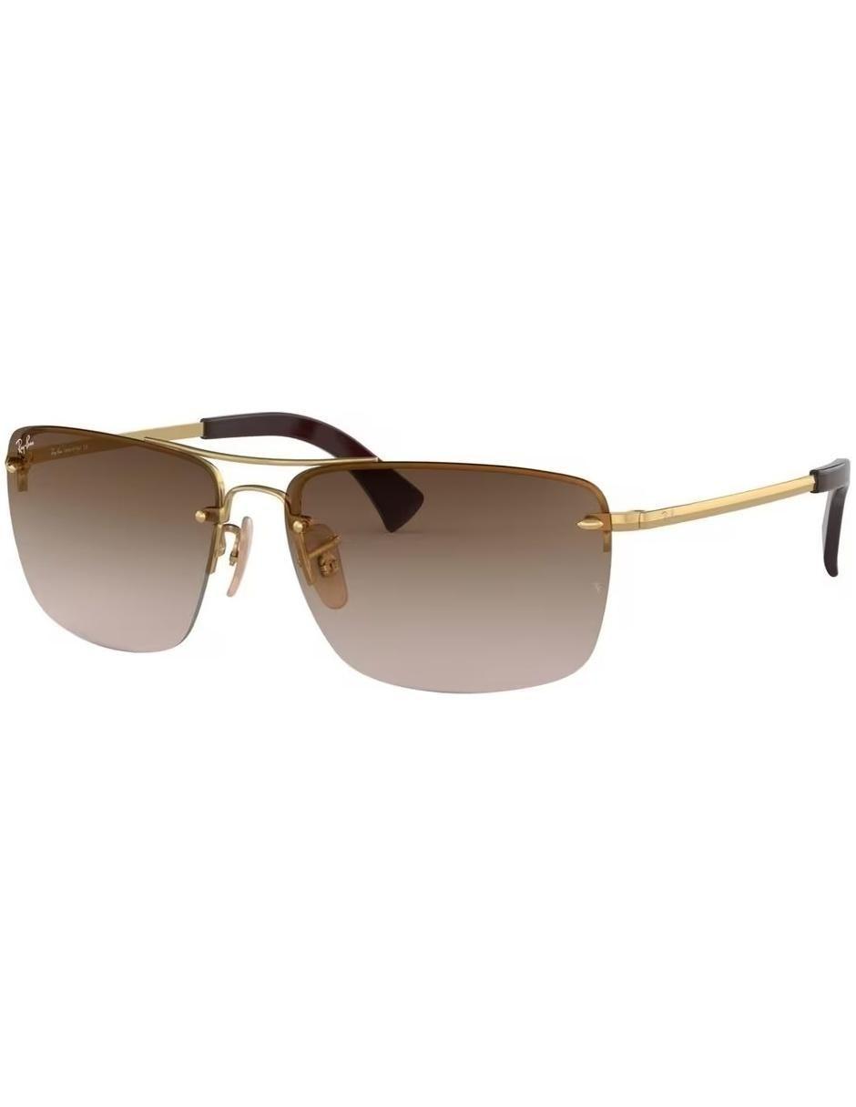 Anteojos Lentes de Sol Ray Ban Classic RB3607 001/13 61 Degradado dorado/marrón-0