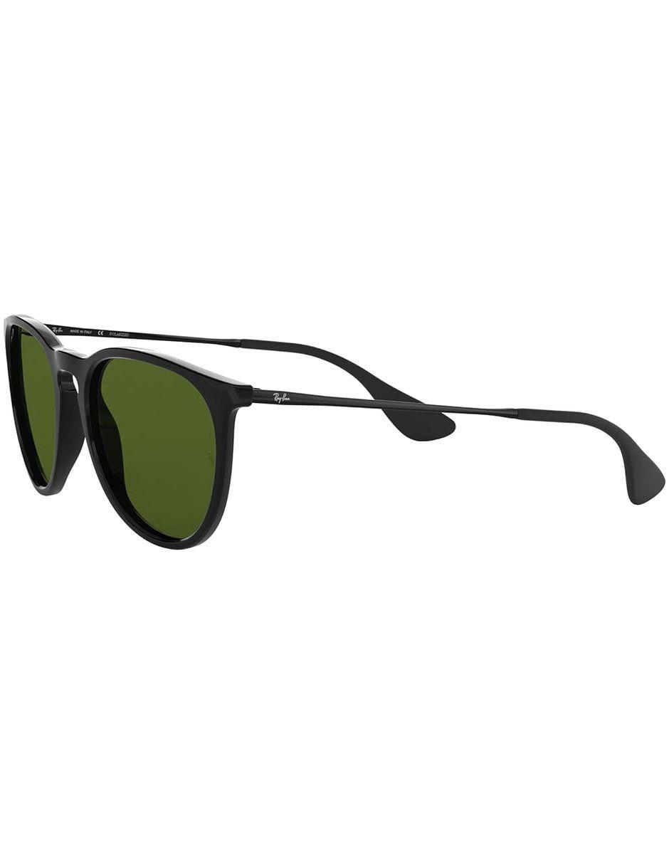 Anteojos Lentes de Sol Ray Ban Erika RB4171F 6012P 54-18 Polarizado Negro/Verde-0