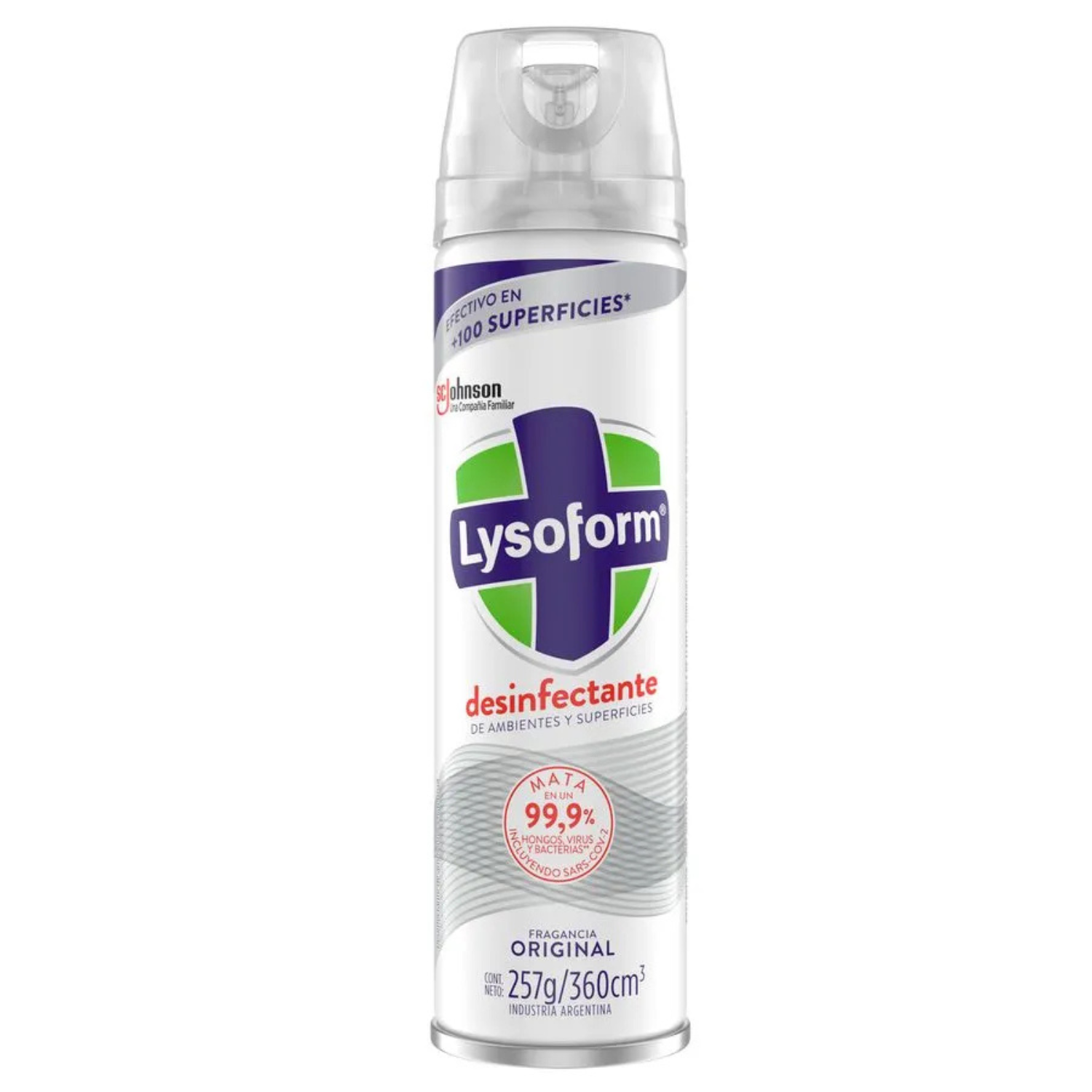Lysoform Desinfectante Aerosol y Original, 360 ml-0