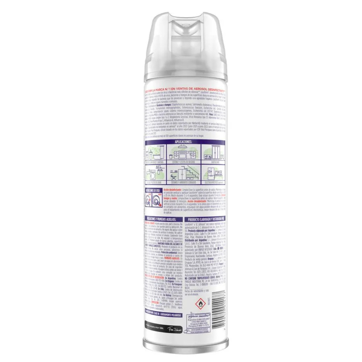 Lysoform Desinfectante Aerosol y Original, 360 ml-1