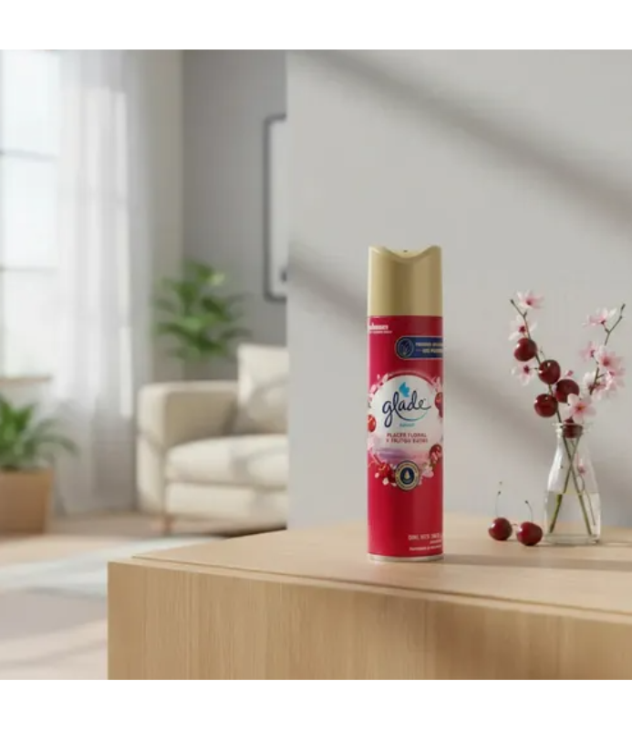 Pack Glade Desodorante Ambiental Placer Floral y Frutos Rojos Aerosol 360 ml-2