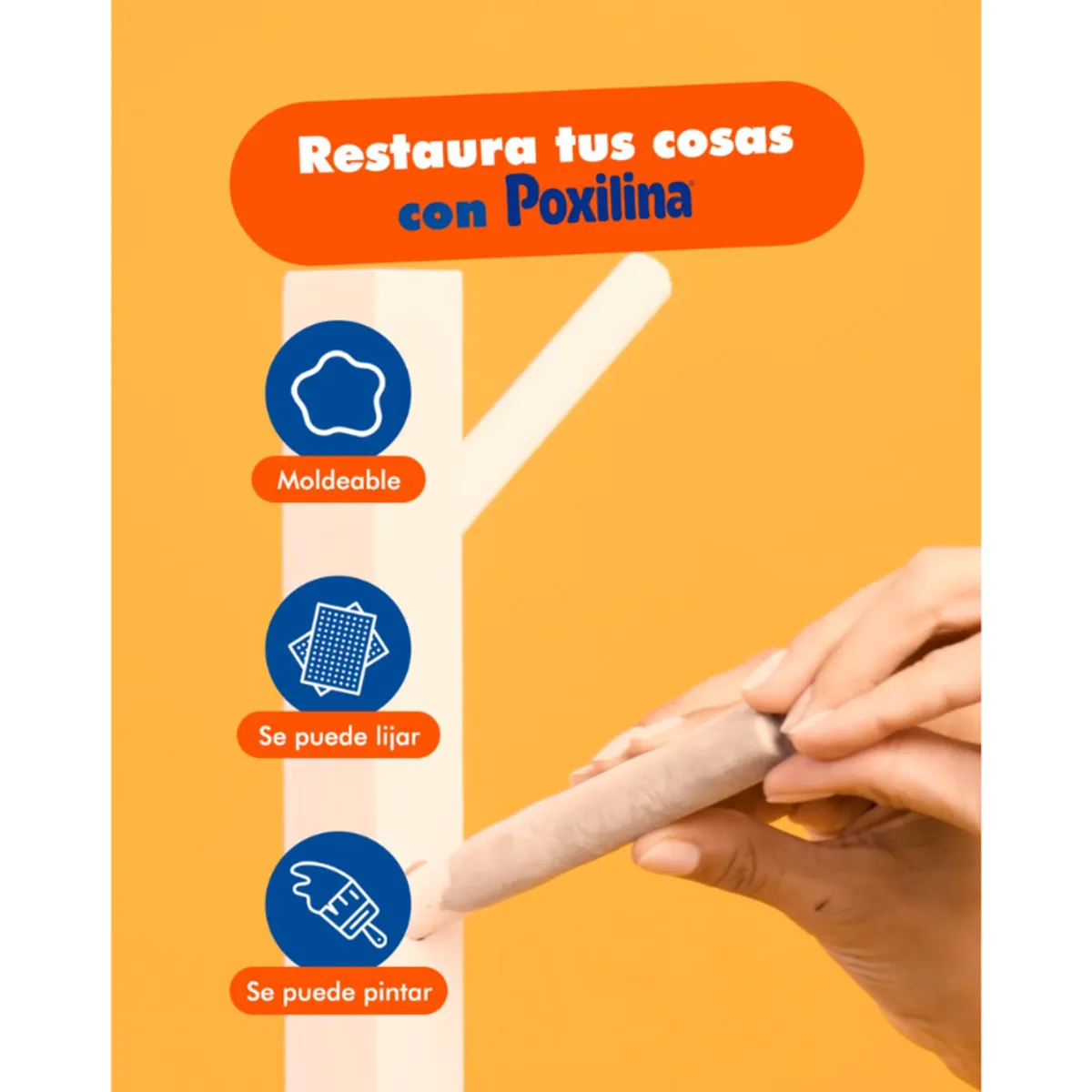 Poxilina Masilla Epoxica 70 gr-2