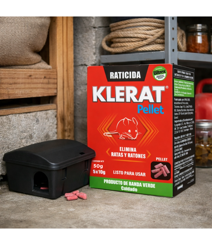 Raticida Pellet 50g Klerat-2