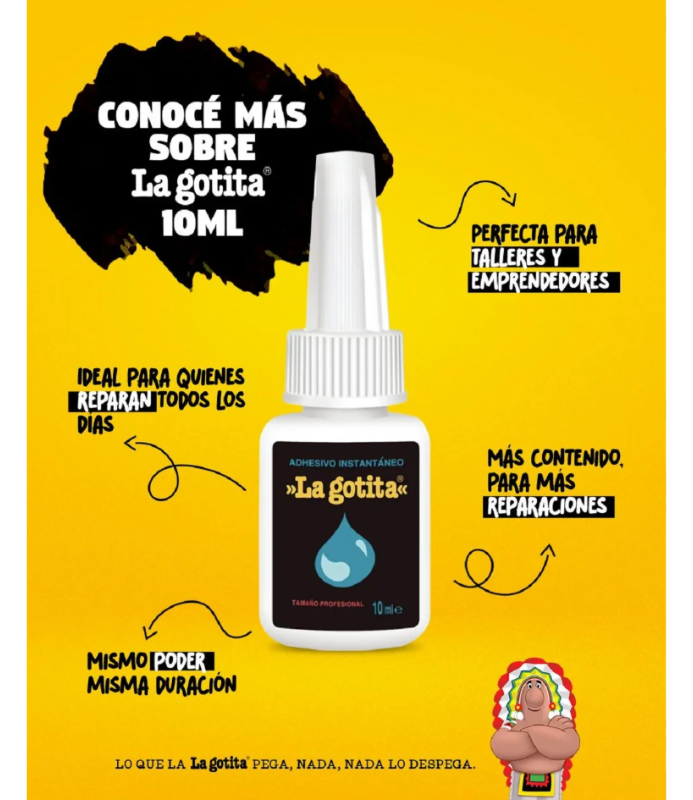 Adhesivo Instantáneo La Gotita 10ml-2