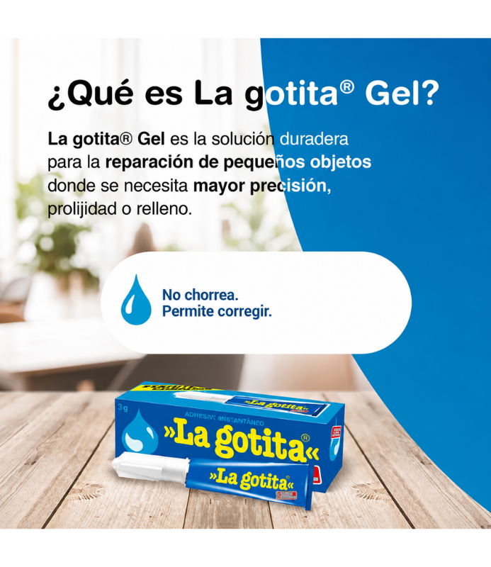 Adhesivo Instantaneo La Gotita Gel 3gr-3