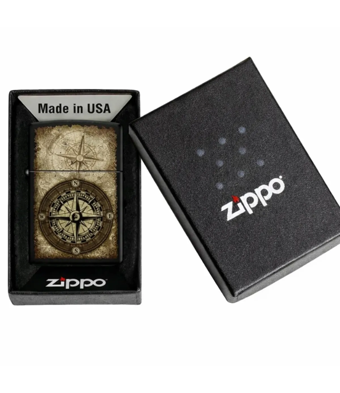 Encendedor Zippo Compass Design Brujula-1