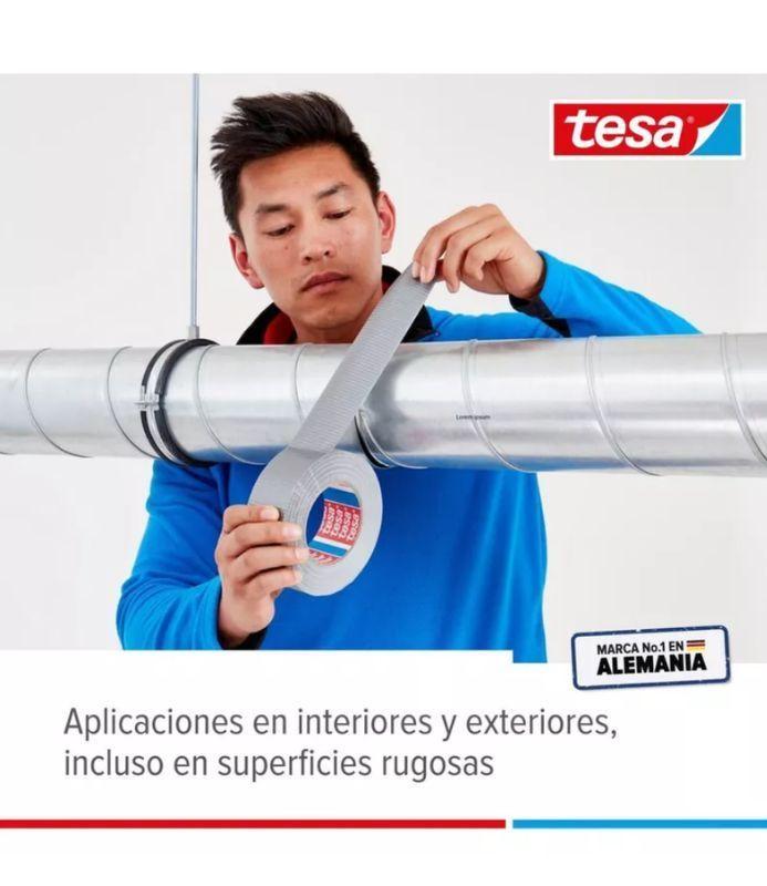 Cinta Adhesiva Multiuso Gris 25mt X 50mm Extra Power Tesa-2