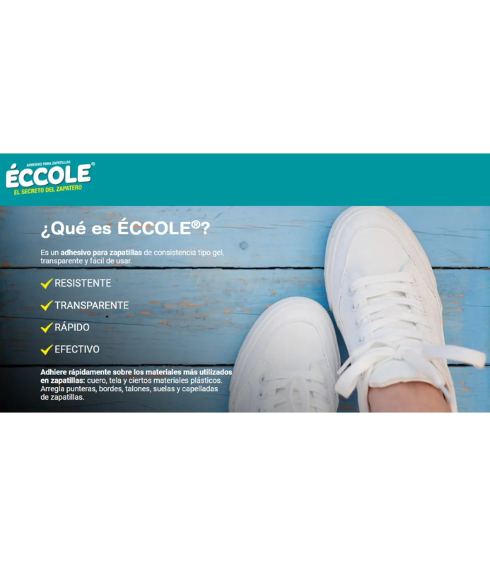 Eccole® - Adhesivo Para Zapatillas - 9g-5