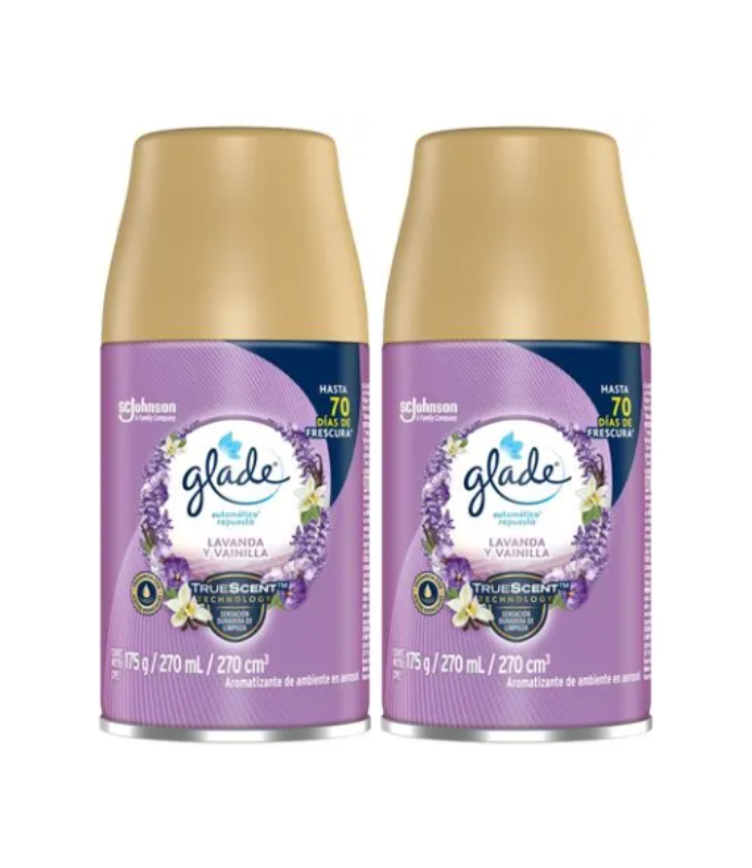 Pack Repuesto Glade Automático Lavanda y Vainilla 270 ml-0