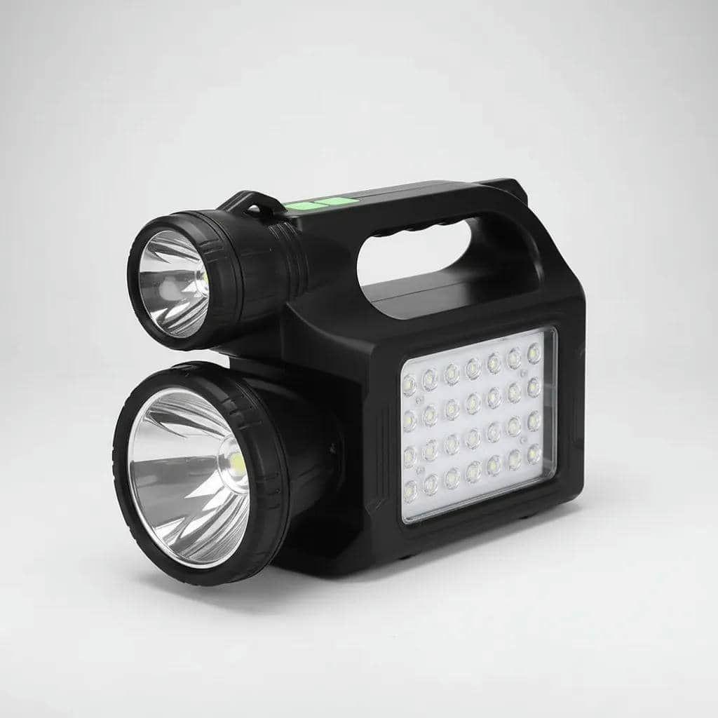 Linterna Recargable Solar USB Emergencia 3 Ampolletas-6