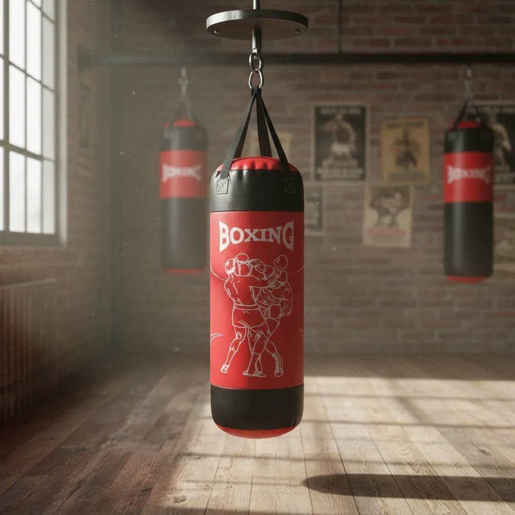 Saco boxeo 60 cm mas guantes para niños-3