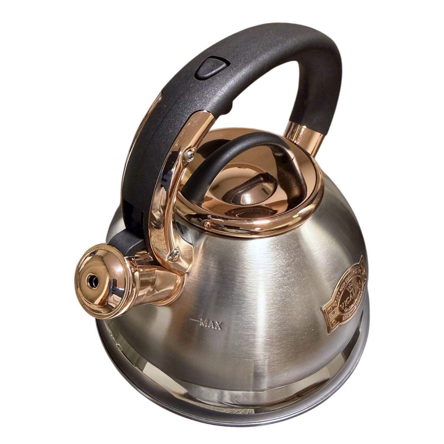 Tetera Silvadora Acero Inoxidable Vicalina Cocina 3 Litros-2