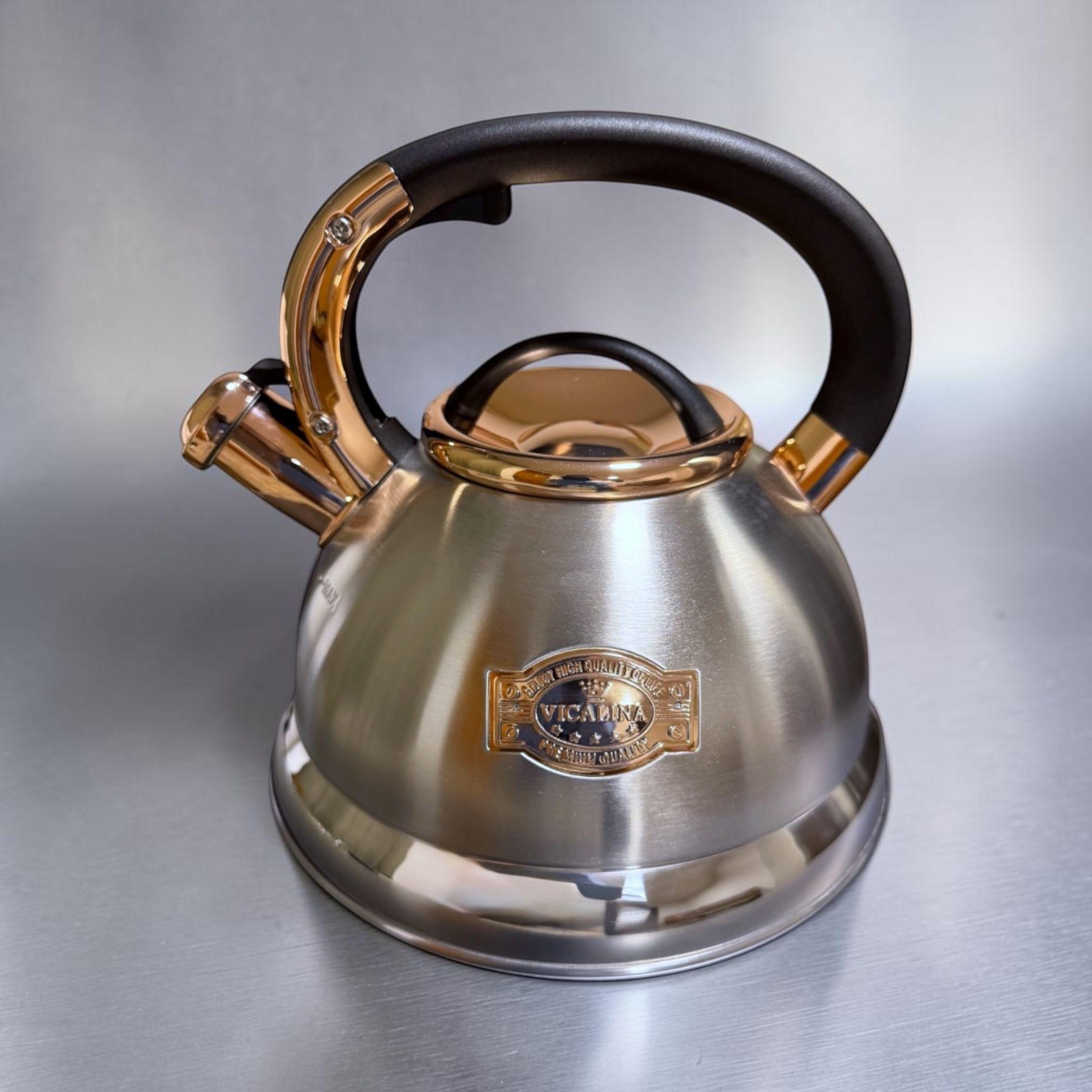 Tetera Silvadora Acero Inoxidable Vicalina Cocina 3 Litros-7