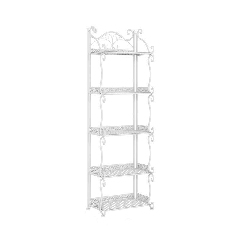 Estante Organizador Metalico Baño 33x20x110cm, 5 Pisos-0