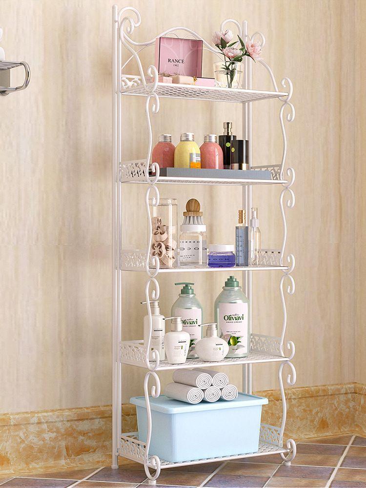 Estante Organizador Metalico Baño 33x20x110cm, 5 Pisos-3