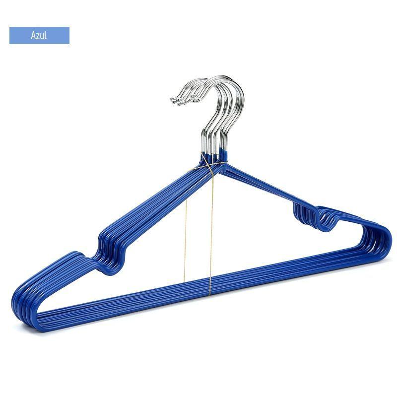 Gancho Colgador Ropa Antideslizante 10 Unidades-0