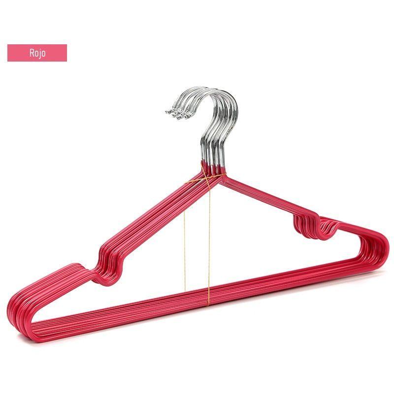 Gancho Colgador Ropa Antideslizante 10 Unidades-0