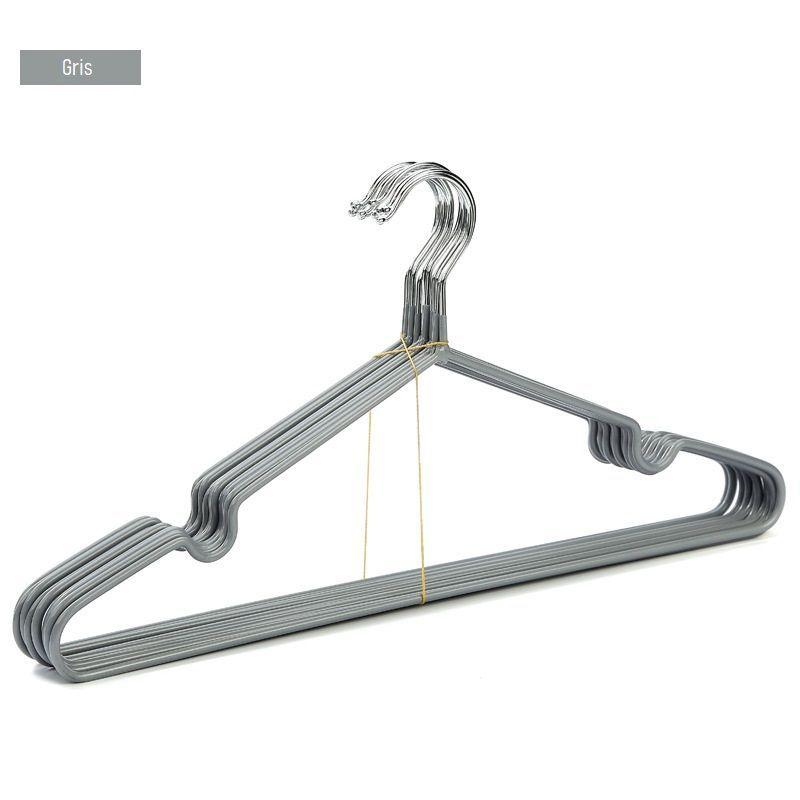 Gancho Colgador Ropa Antideslizante 10 Unidades-0