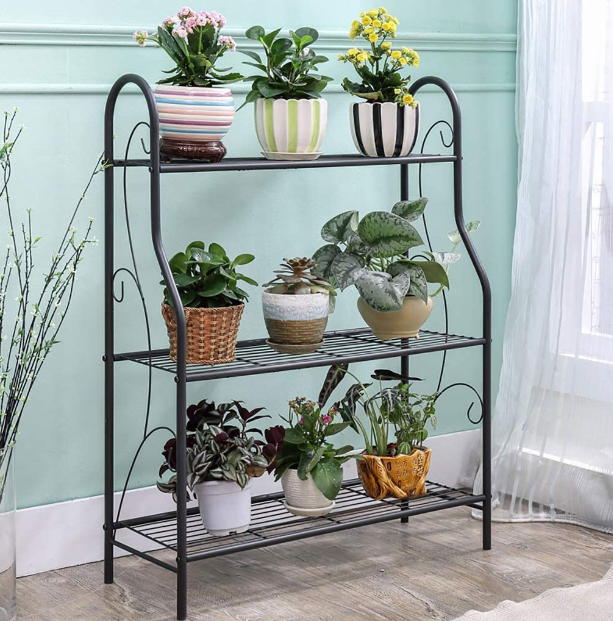 Exhibición Porta Macetero Zapatatero Con 3 Repisas 10406-2