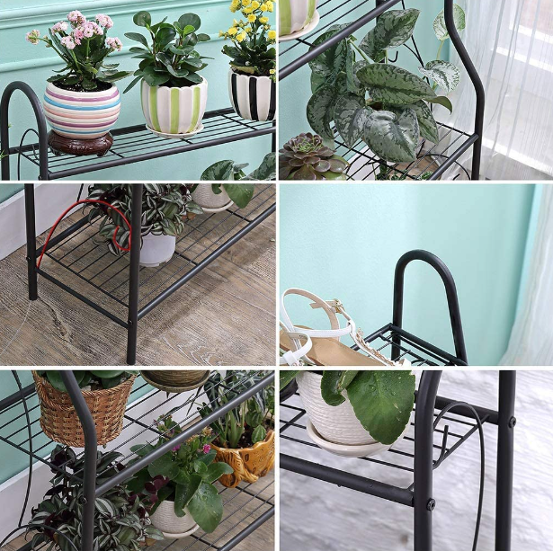 Exhibición Porta Macetero Zapatatero Con 3 Repisas 10406-3