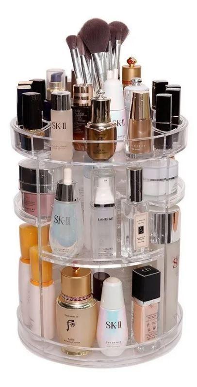 Organizador De Cosmeticos Y Maquillajes Giratorio 360-0