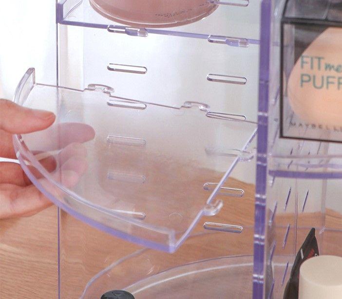 Organizador De Cosmeticos Y Maquillajes Giratorio 360-5