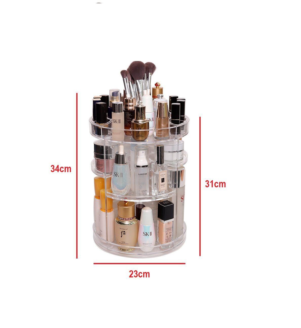 Organizador De Cosmeticos Y Maquillajes Giratorio 360-4