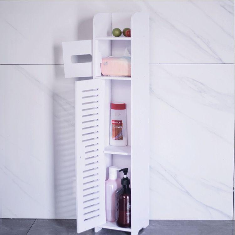 Estante De Baño Organizador Blanco 80x15x15-3