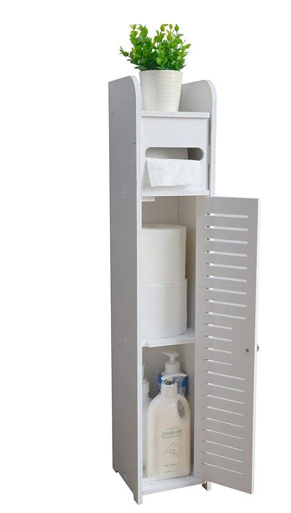 Estante De Baño Organizador Blanco 80x15x15-0