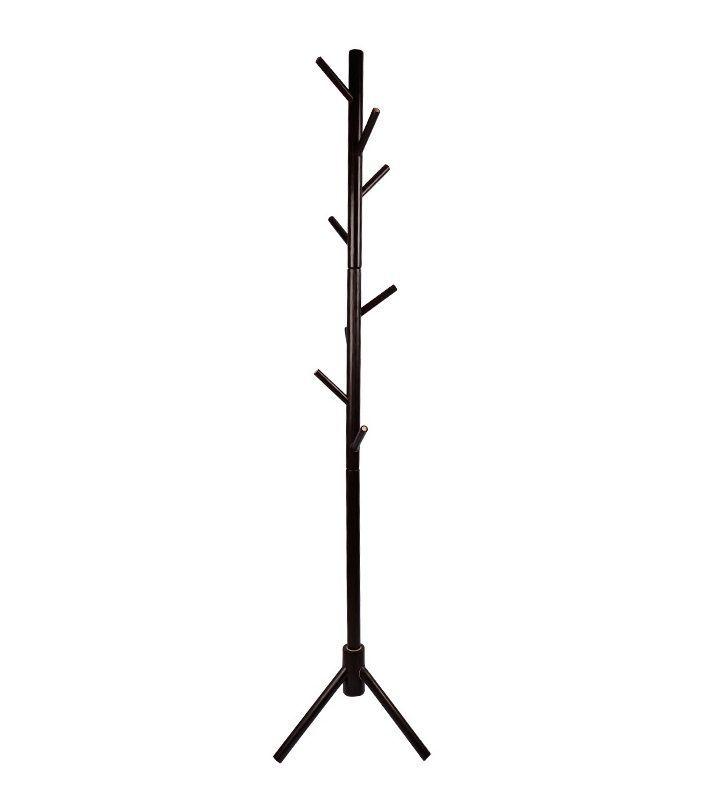 Perchero De Madera Con 9 Ganchos, Estilo Árbol-0