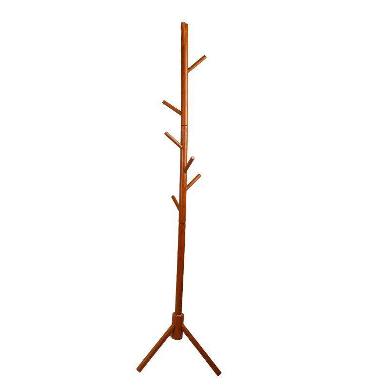 Perchero De Madera Con 9 Ganchos, Estilo Árbol-0