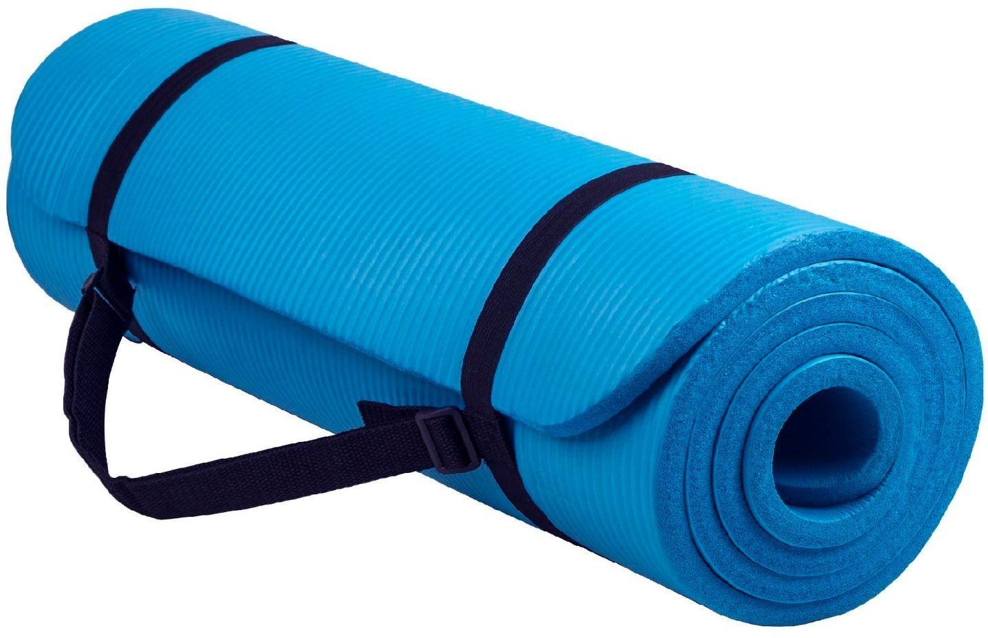 Colchoneta Yoga Mat Pilates 15mm + Correa + Bolso Transporte-0