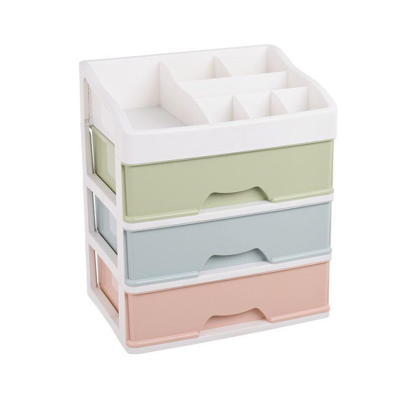 Organizador De Cosmeticos Maquillajes 3 Cajones-0