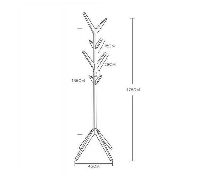 Perchero Madera Colgador Closet Ropa-1