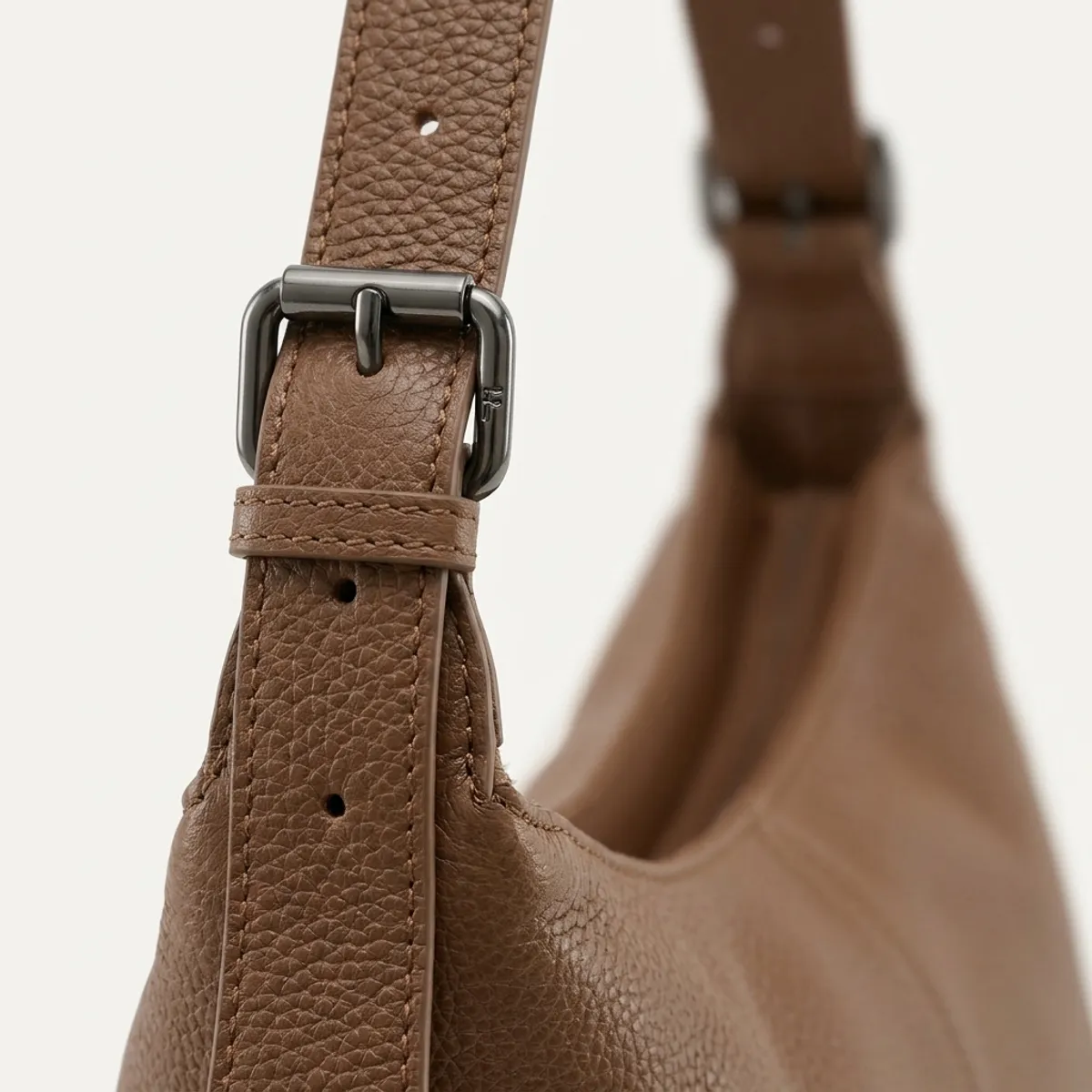Bolso Hobo Mujer Cierre Cremallera Textura Croco Cuero Ecologico Cartera-2